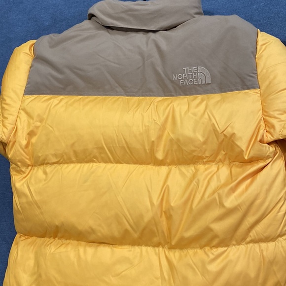 NWT North Face Puffer JacketEco Nuptse LE Mens Large Summit Gold Brown - Picture 7 of 9